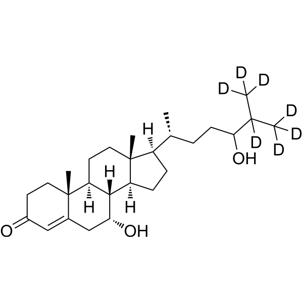 7α,24(R/S)-Dihydroxycholestenone-d7 2260669-21-2